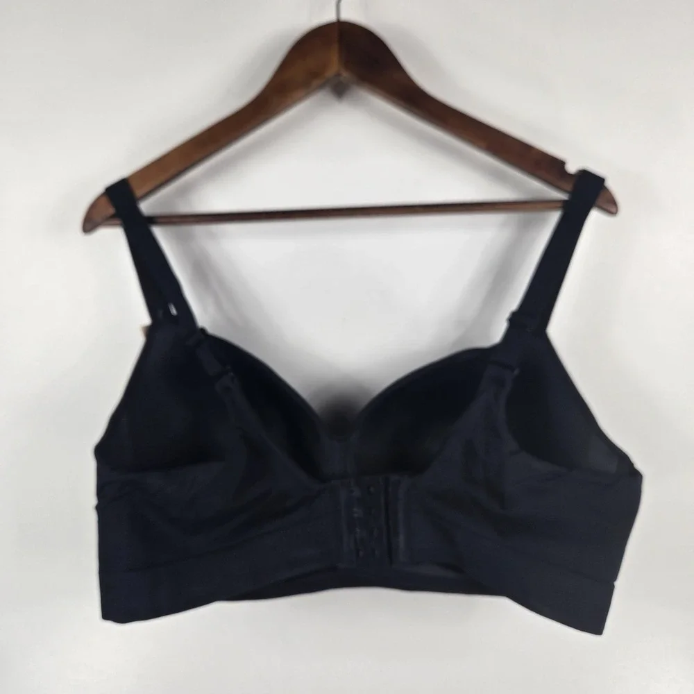 Truekind 10210 Supportive Comfort Wireless Shaping‎ Bra Black Size 3XL NWT